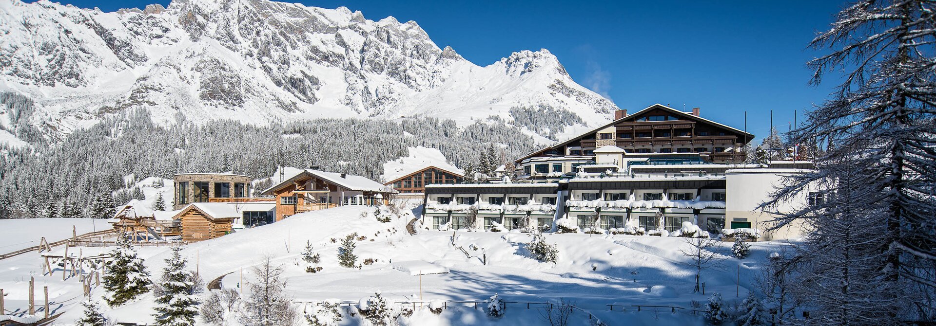 Winter Außenansicht | Best Alpine Wellness Hotel Übergossene Alm, Salzburg