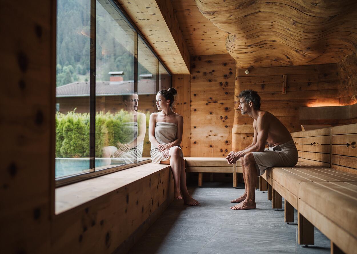 Panoramic sauna |5 Star Hotel Nesslerhof, Großarl