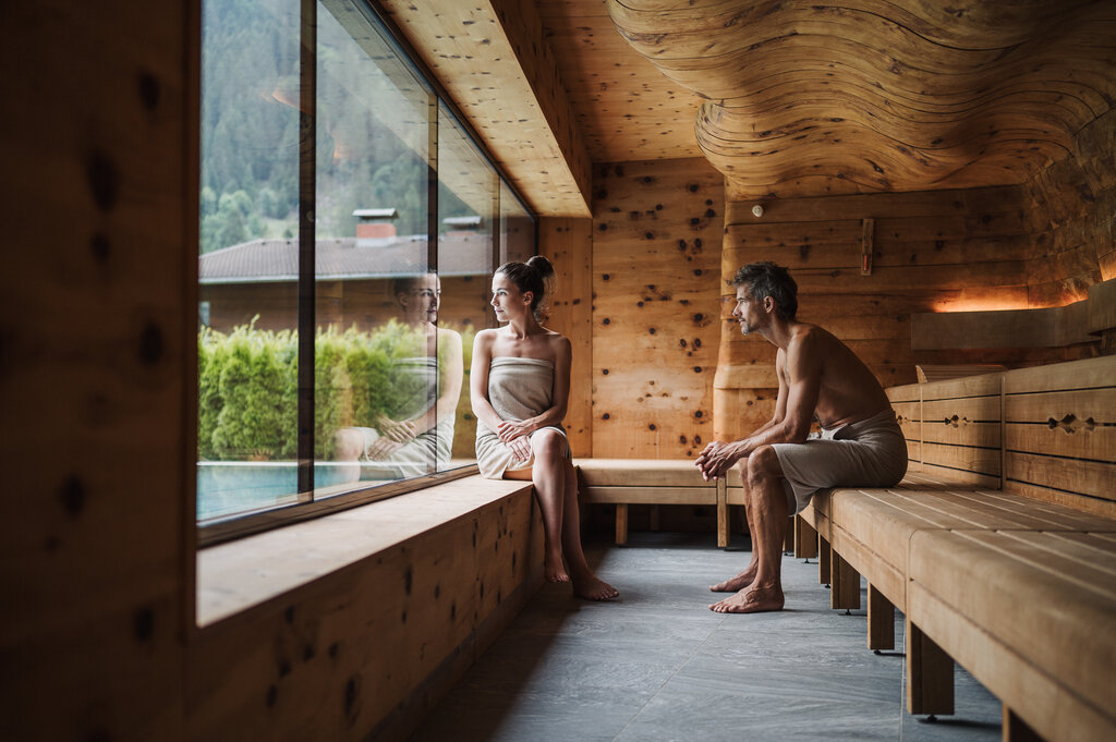 Panoramic sauna |5 Star Hotel Nesslerhof, Großarl