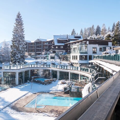 Winter exterior view | Best Alpine Wellness Hotel Astoria, Tyrol