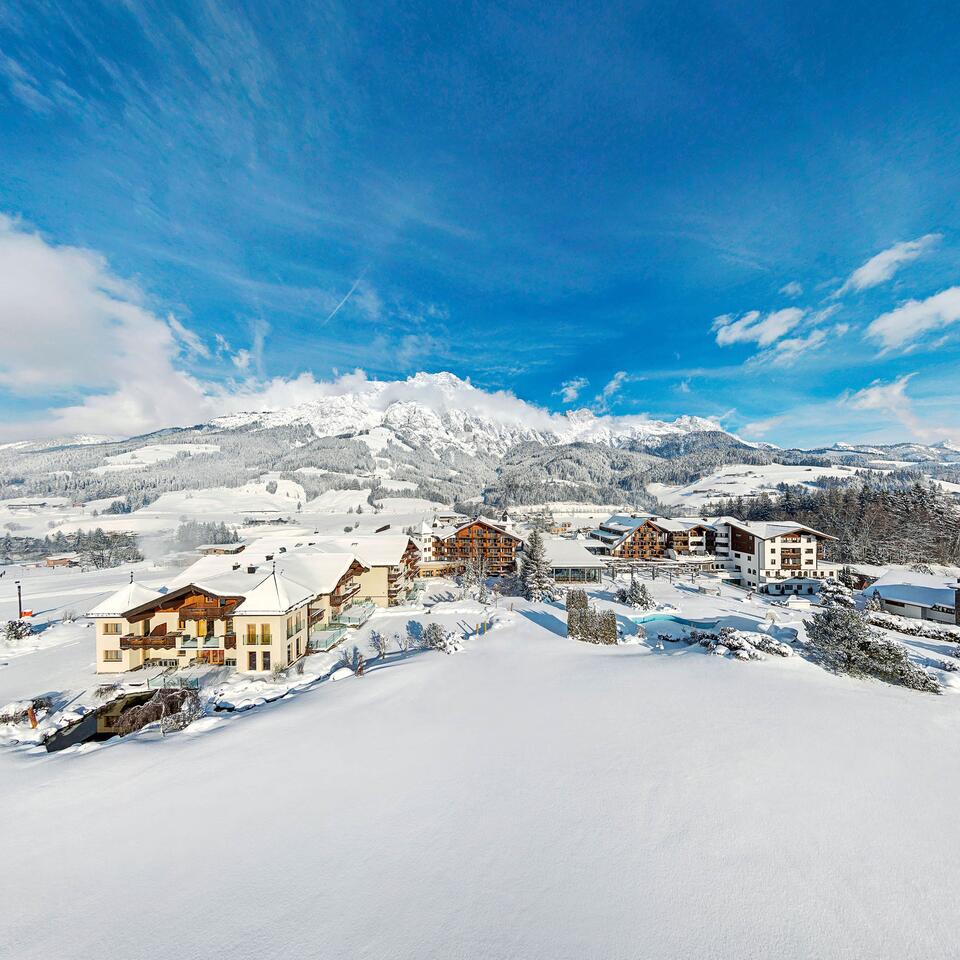 Winter Außenansicht Winter Außenansicht | Best Alpine Wellness Hotel Krallerhof, Salzburger Land