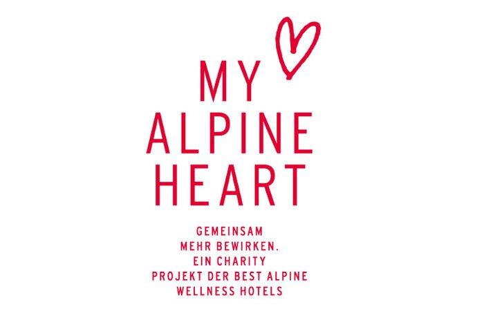 Logo des Charity-Projekts „My Alpine Heart“ der Best Alpine Wellness Hotels.