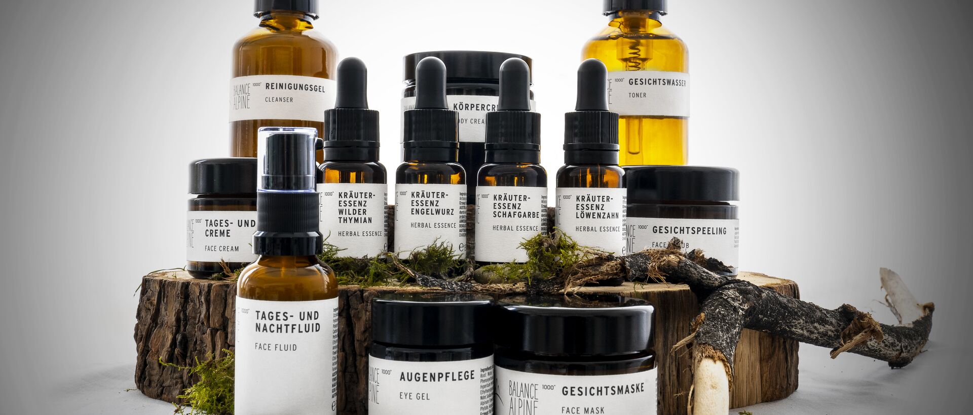 Natürliche Pflegeprodukte mit alpinen Kräuteressenzen – hochwertige Kosmetik für entspannende Wellnessmomente