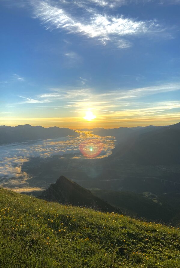 Sonnenaufgang auf der Nockspitze | Best Alpine Wellness Hotels