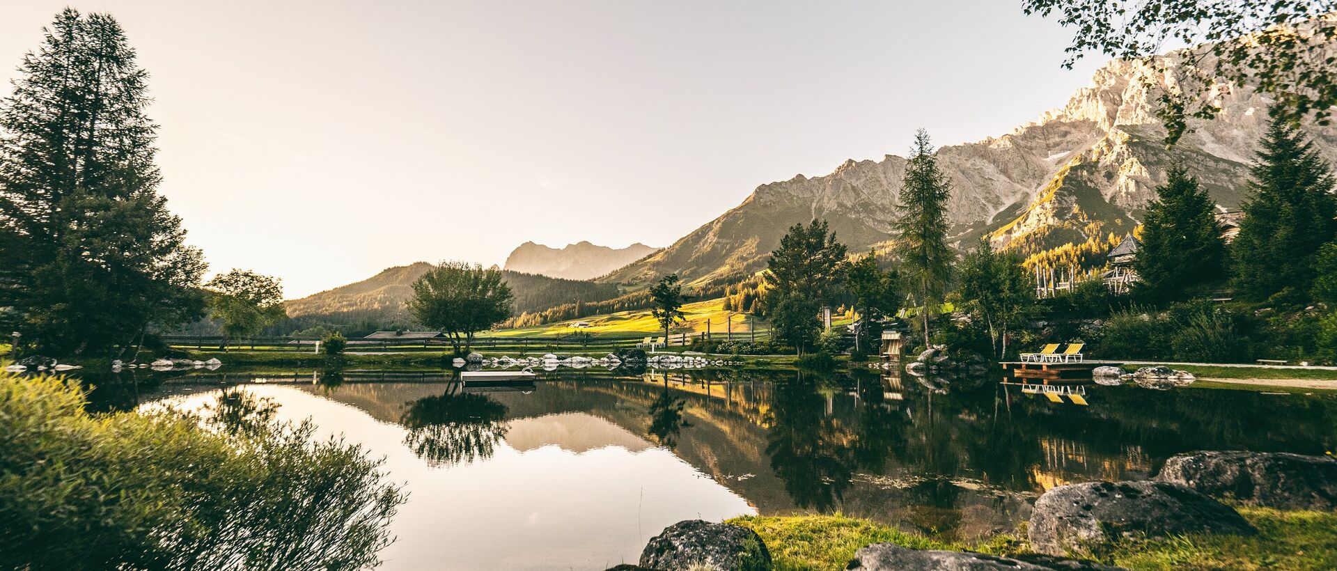 Hotelgarten der Übergossenen Alm | Best Alpine Wellnesshotel Salzburg, Hochkönig