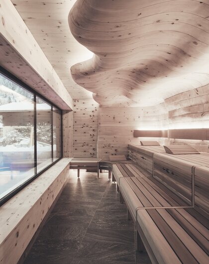 Swiss stone pine sauna | 4 Star Superior Wellnesshotel Nesslerhof, Hotel Großarl