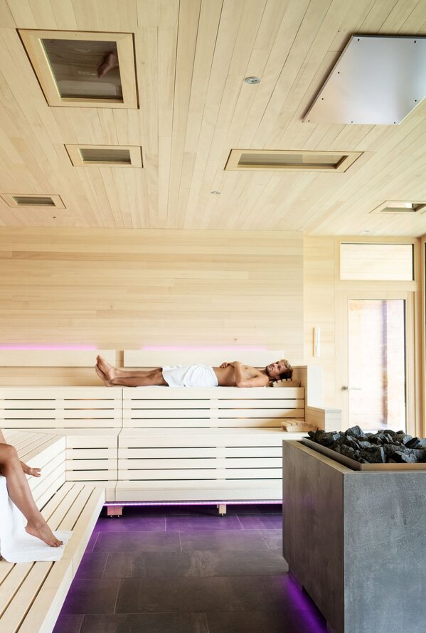 Sauna in the panoramic sauna | Wellnesshotel Warther Hof, Wellness Arlberg