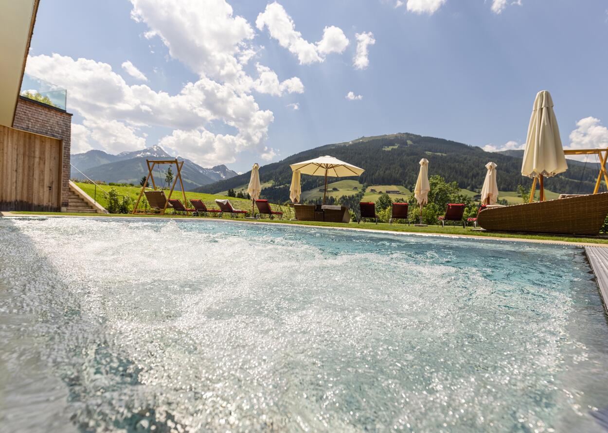 Außen Whirlpool | Wellnesshotel Alpbacherhof, Tirol