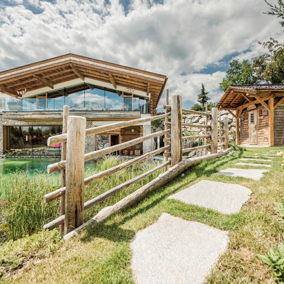 Außenansicht Wellnessbereich | 5 Sterne Wellnesshotel Schwarz, Österreich 