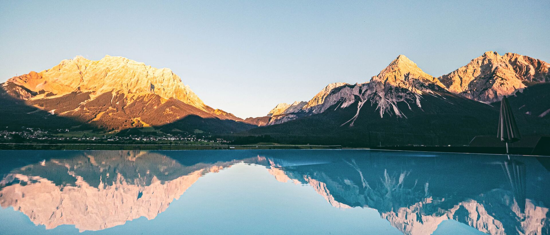 Pool Bergpanorama | Wellnesshotel Post, Tirol, Österreich