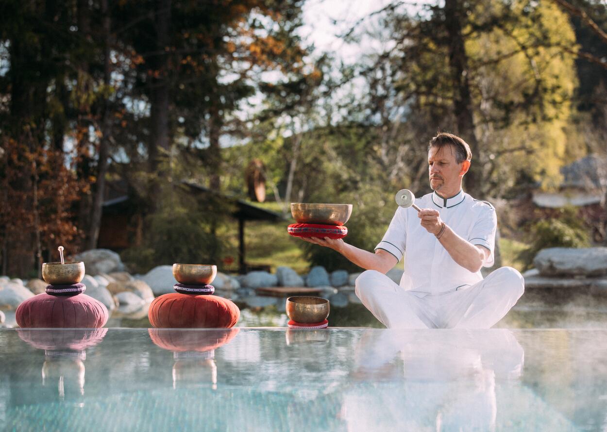 Klangschalenmeditation Klangschalenmeditation | 5 Sterne Superior Hotel Alpin Resort Sacher, Seefeld
