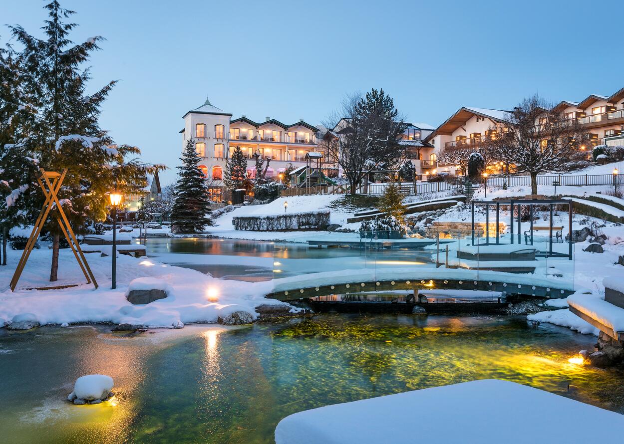 Hotel View in Winter | Wellnesshotel Gmachl