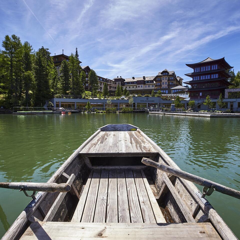 Bootfahren am See | 4 Sterne Superior Hotel Hochschober, Kärnten