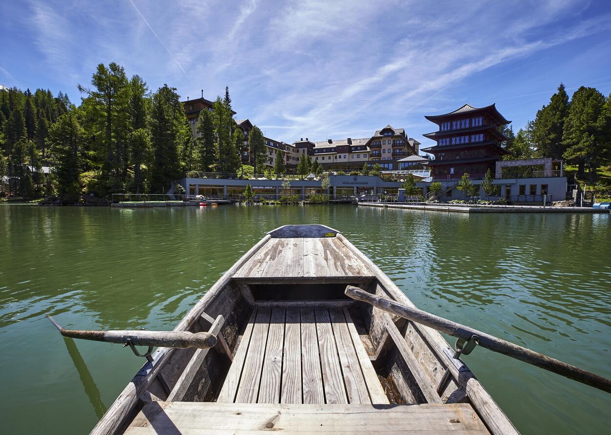 Bootfahren am See | 4 Sterne Superior Hotel Hochschober, Kärnten