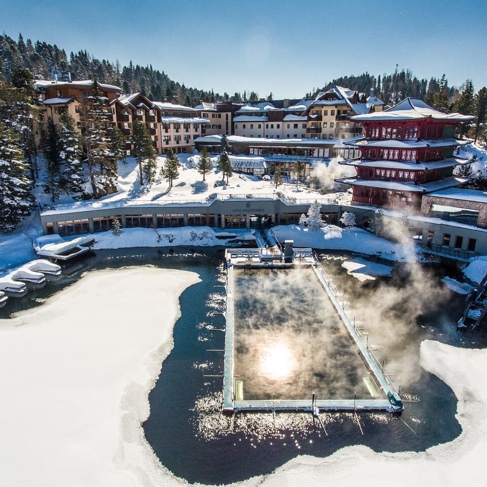 Hotel im Winter Hotel im Winter | Wellnesshotel Hochschober, Turracher Höhe