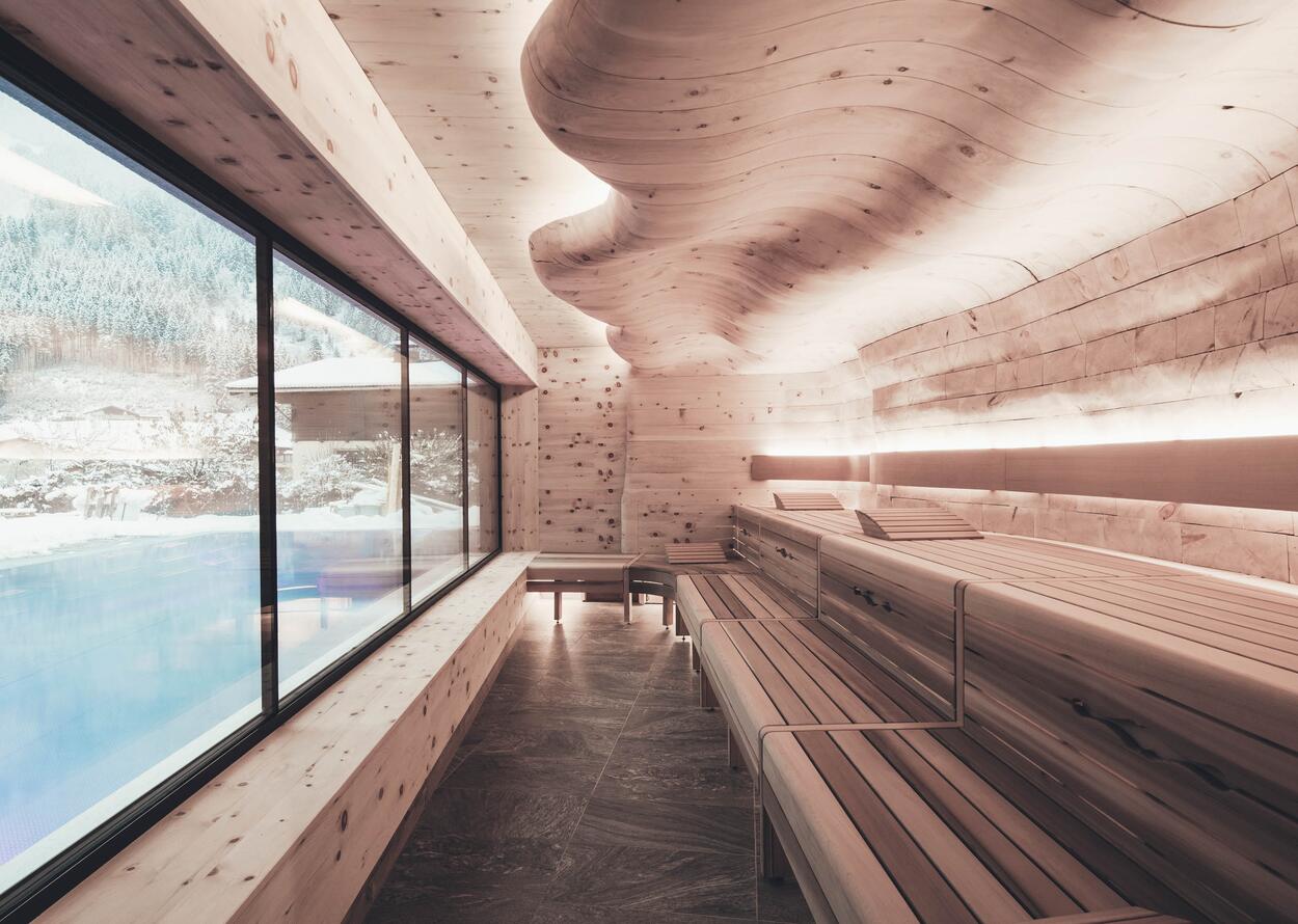 Panoramic sauna | 4 Star Superior Hotel Nesslerhof, Großarl