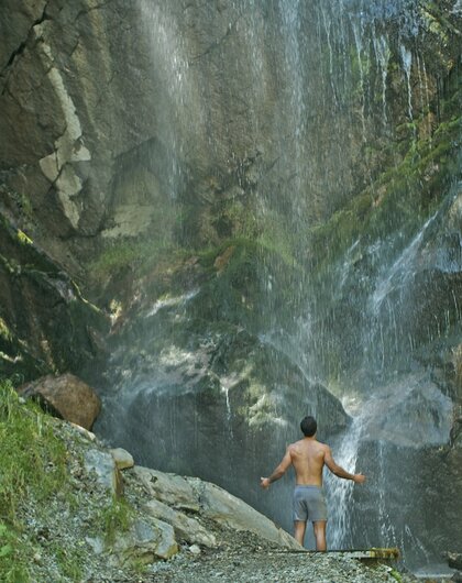 Wasserfall | 5 Sterne Wellnesshotel Stock, Tirol