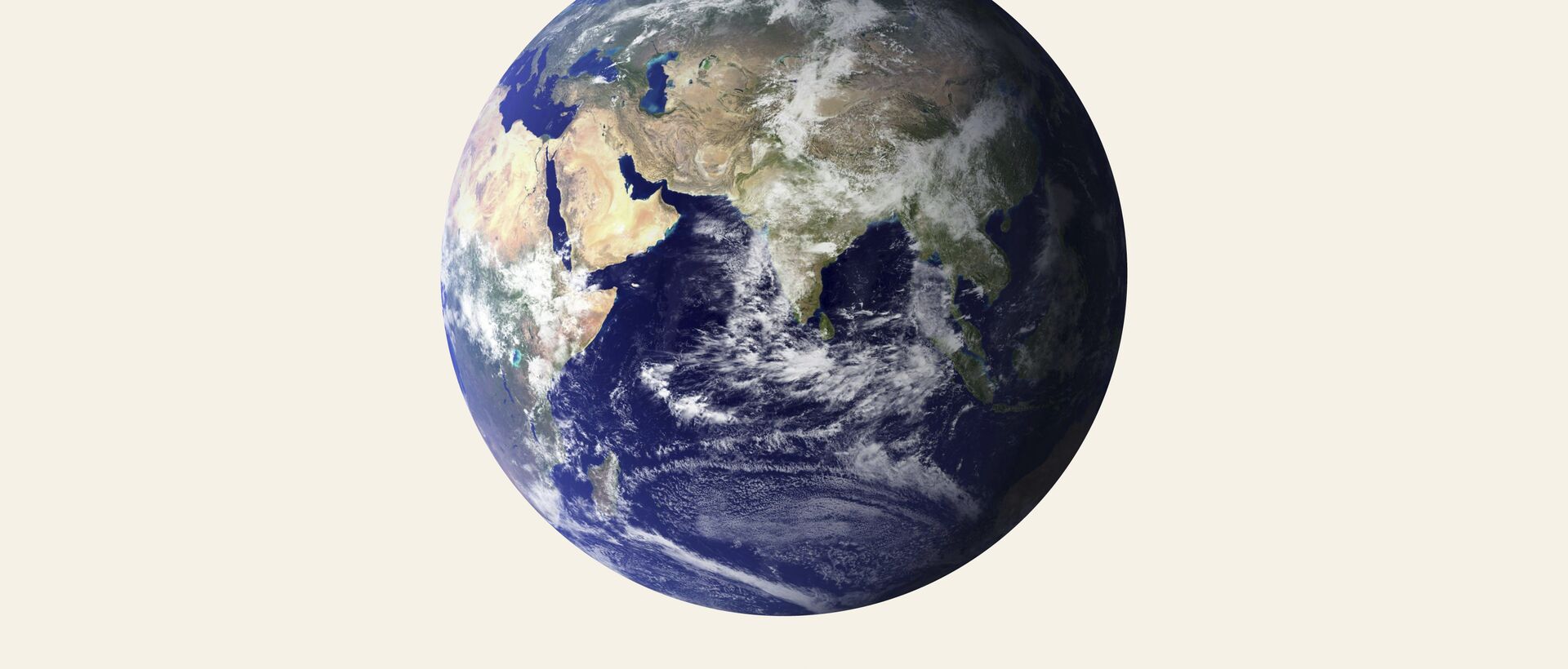 Floating Earth symbolizing sustainability and global responsibility.