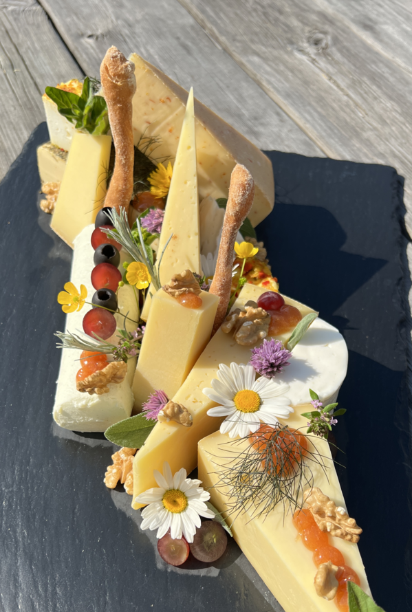 A selection of regional cheese specialties.