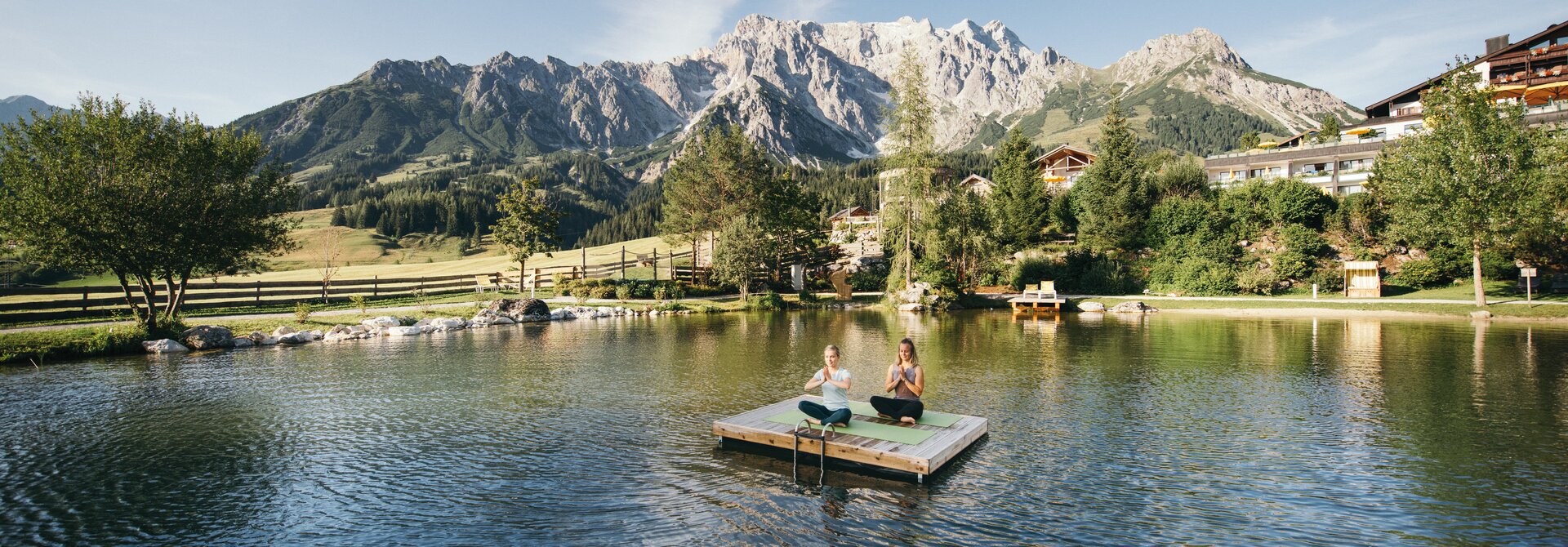 Hotelansicht Sommer | Übergossene Alm Resort, Dienten am Hochkönig