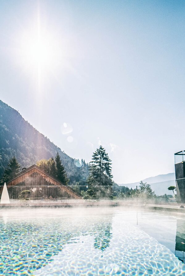 Dachpool mit Panoramablick | 5 Sterne Wellnesshotel Alpenrose, Tirol