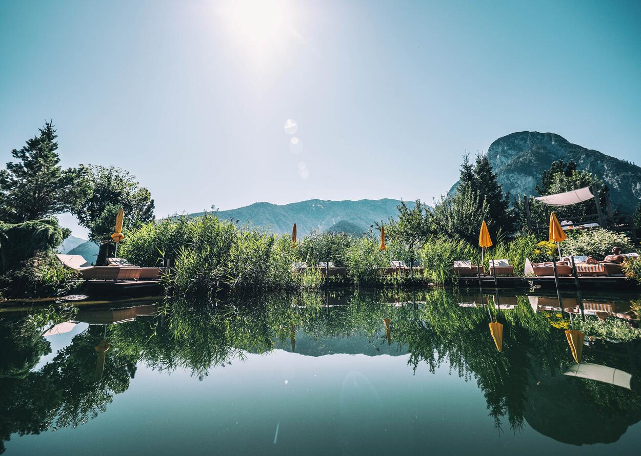 Badeteich Badeteich | Wellnesshotel Alpenrose, Achensee