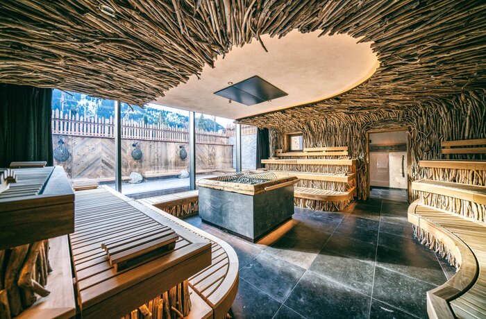 Sauna mit Bergblick | 4 Sterne Superior Wellnesshotel Engel