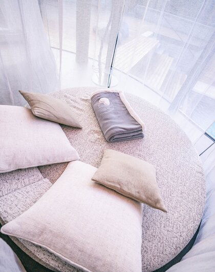 Himmelbett Ruhebereich | 4 Sterne Superior Wellnesshotel Engel, Tirol