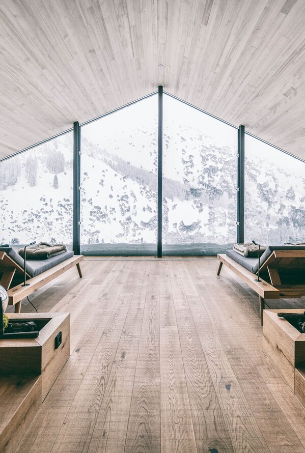 Panorama relaxation room Panorama relaxation room | Best Alpine Wellnesshotel Warther Hof, Arlberg
