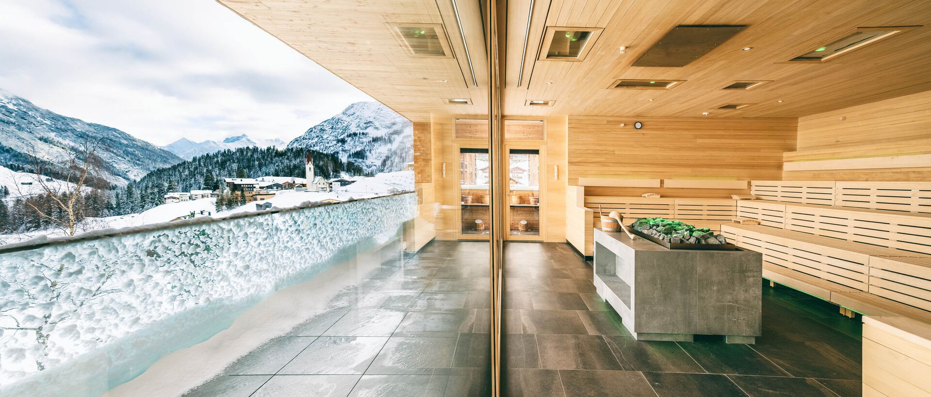 Panoramasauna | Wellnesshotel Warther Hof, Arlberg