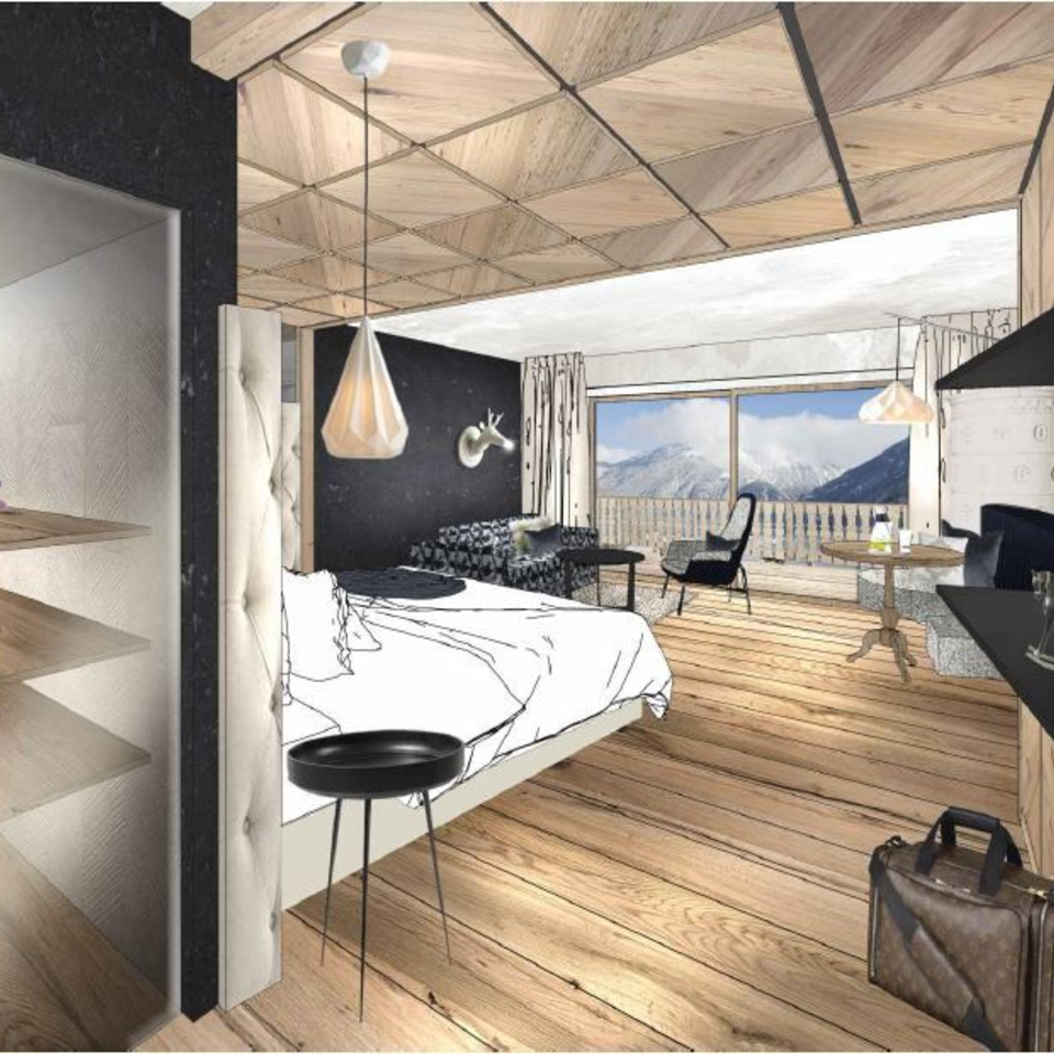 Suite Tirol mit Kinderzimmer – Stock Resort