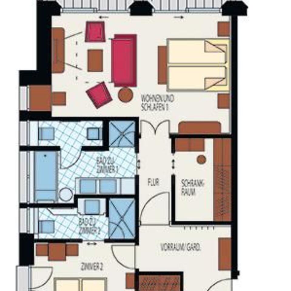 Panorama Luxus Suite mit Whirlwanne – Theresa