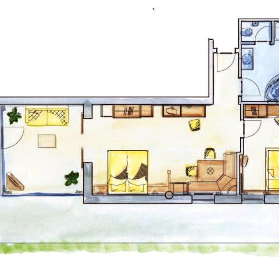 Suite Jardin – Alpenpalace Luxury Hideaway