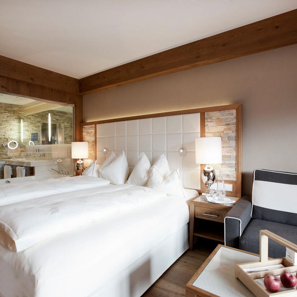Doppelzimmer Deluxe Landgarten – Alpenresort Schwarz