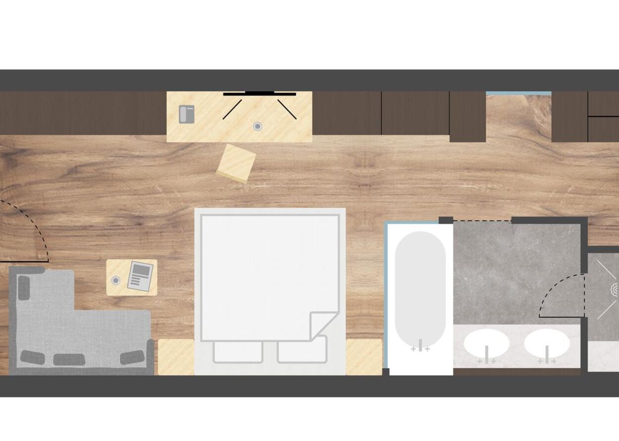 Doppelzimmer Deluxe Landgarten – Alpenresort Schwarz