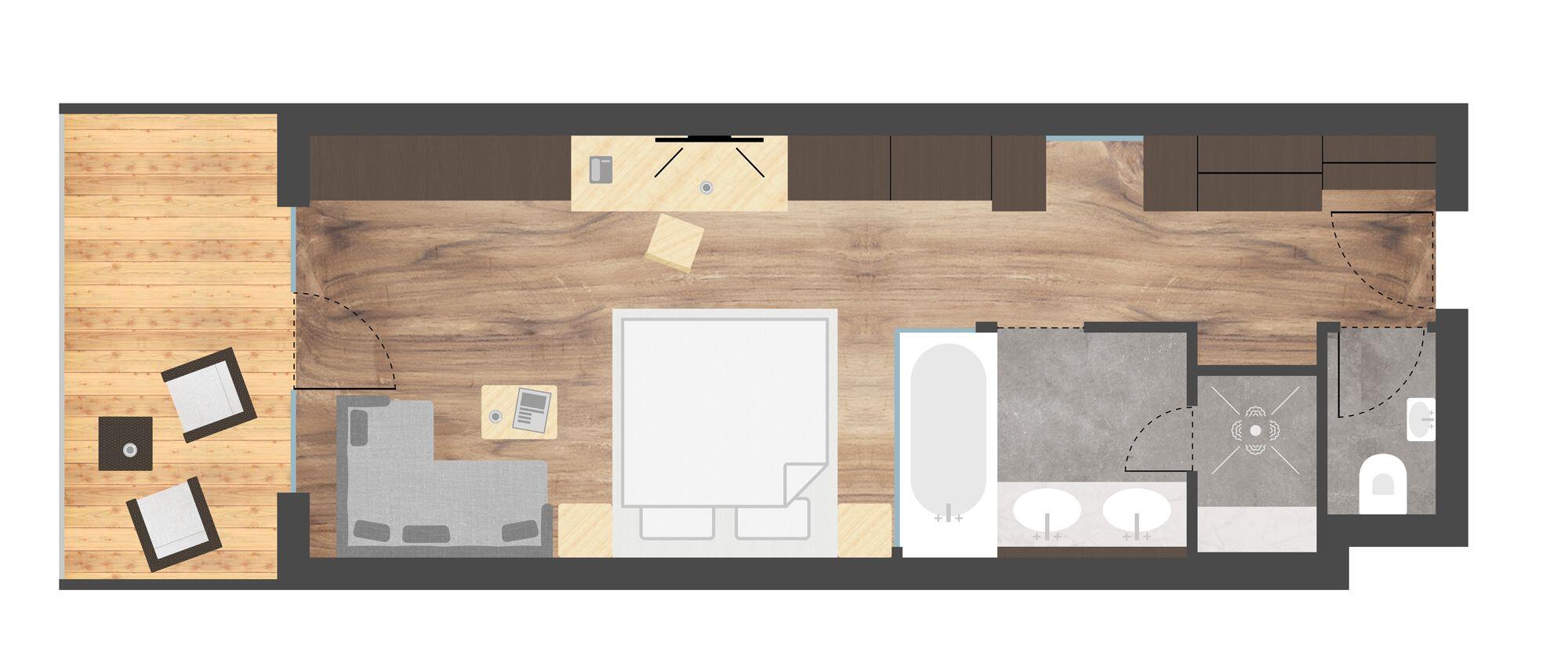 Doppelzimmer Deluxe Landgarten