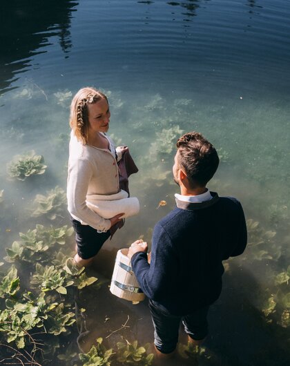 SPA|Alpine Work Balance|Mann und Frau im See